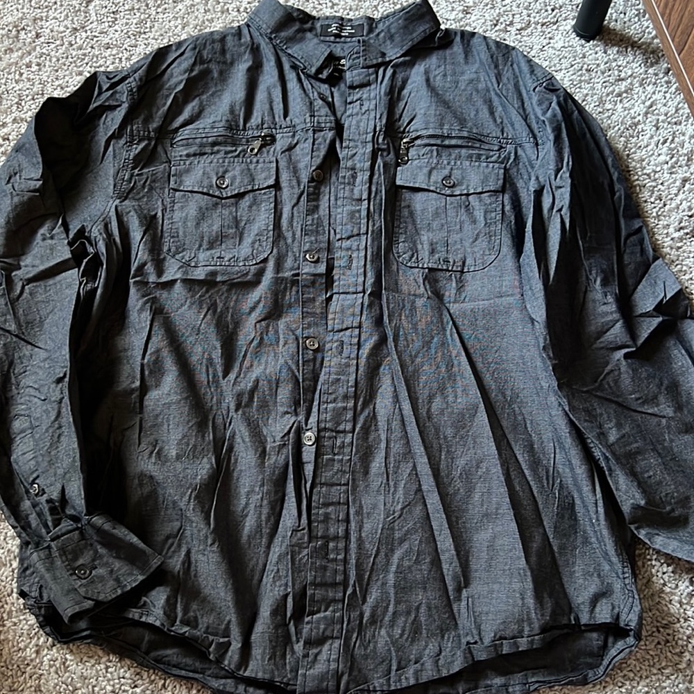 Men's Eighty Eight Button Up Shirt long sleeve shirt size XL